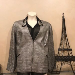 Black and Silver Jacket